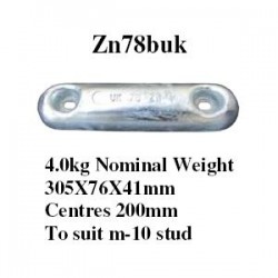 zinc bolt on Anode 4kg