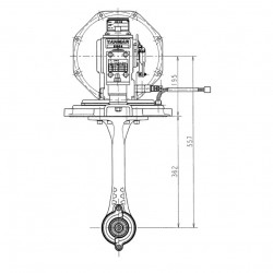 Yanmar Sail Drive SD25 for 1GM10, 2YM15, 3YM20, and 3YM30AE