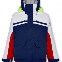 Henri-Lloyd Men's Biscay Jacket Red/Navy Blue