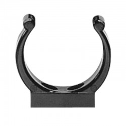 Plastic Support Clip, Ø50mm, Black