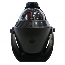 Compass, Black, with LED Light