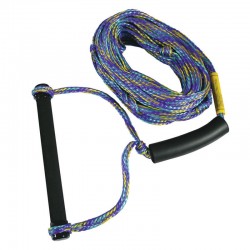 Ski Rope, "Water Action" 8mm (5/16") dia. Length 23m, with Ski Handle