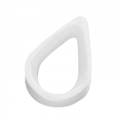 Rope Thimbles for 10mm Rope, Polyamide, white