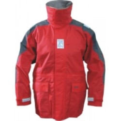 Jacket Inshore Sailing red-grey, Junior, Large