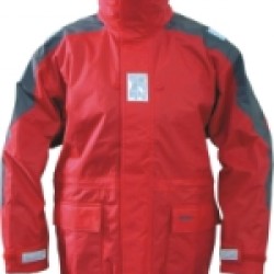 Jacket Inshore Sailing red-grey, Junior, Large