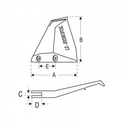 Hydrofoil for Outboards from 4hp to 50hp