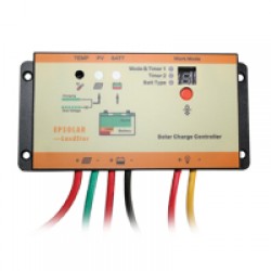 Solar Charge Controller Waterproof IP67 w/LED Indicators 10A 12/24V