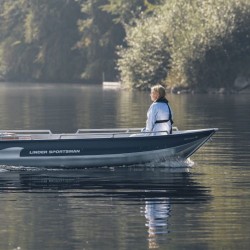 Linder Sportsman 400 Demo Boat Package, inc. Suzuki 20HP Engine and Trailer