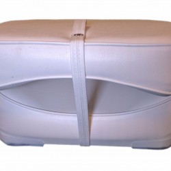 Boat Seat High back folding economy White