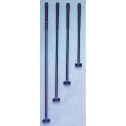 Tiller Extension, Anodised aluminium, for Outboard Engine, 107cm