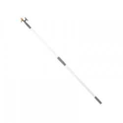 Aluminium Telescοpic Boat Hook w/2 ends, White Aluminium 120-196cm