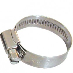 Hose Clip, Band 12mm, INOX 316, Various Diameters