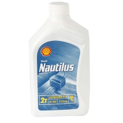 Shell Nautilus Premium 2T outboard oil TC-W3 1ltr