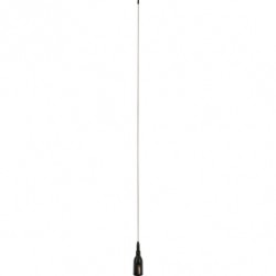 Supergain Crow - 860Mm Universal Vhf Antenna - S/S Whip - 3Db 20M Cable With Bracket