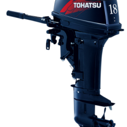 Tohatsu M18E2 2-stroke comes with Standard and Long Shaft 15" & 20" Transom