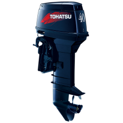 Tohatsu M40D2 EP Pleasure2-stroke with Remote control electric start and Power Tilt, with auto oil mix Long Shaft