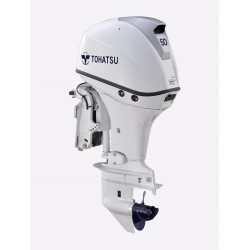 Tohatsu 50HP EFi Pleasure with Remote control electric start and Power Tilt. Long Shaft BELUGA WHITE