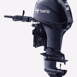 Tohatsu 40HP Electric start, Tiller steer, Power Trim & Tilt,  Long Shaft