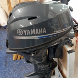 DEMO MODEL Yamaha 25HP F25GMHS, Standard Shaft, Tiller Control, Pull Start, Manual Tilt