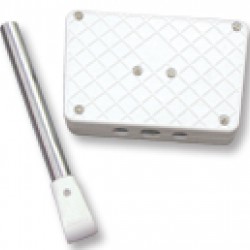 Rail mount motor bracket 22.8x15cm, white