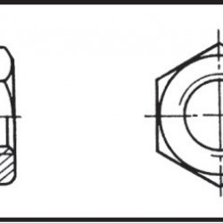 Self-locking nut, Diameter 10mm