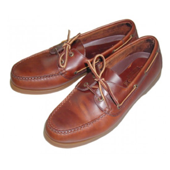 Deck shoes ''Skipper'' Brown leather and Brown sole, Size 42, 43, 44 Deck shoes ''Skipper'' Brown leather and Brown sole, Size 42, 43, 44